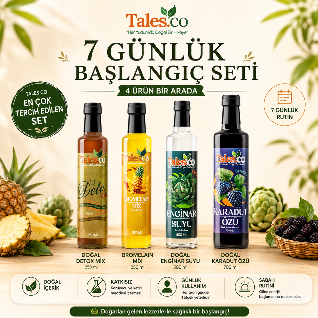 7 Günlük Başlangıç Seti – 4 Ürün Bir Arada