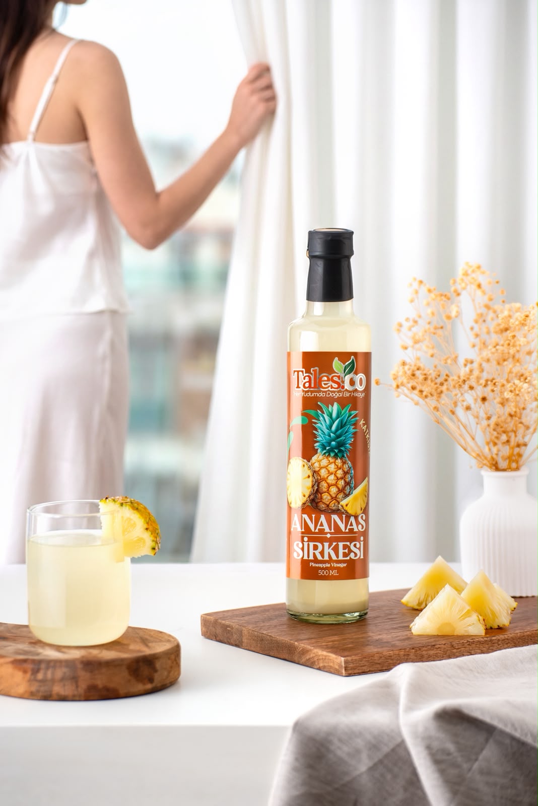 Ananas Sirkesi Doğal Fermantasyon (Pineapple Vinegar) 500 ml