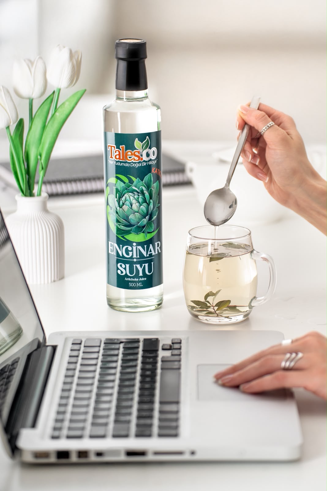 Doğal Enginar Suyu 500 ml – Katkısız ve Şekersiz
